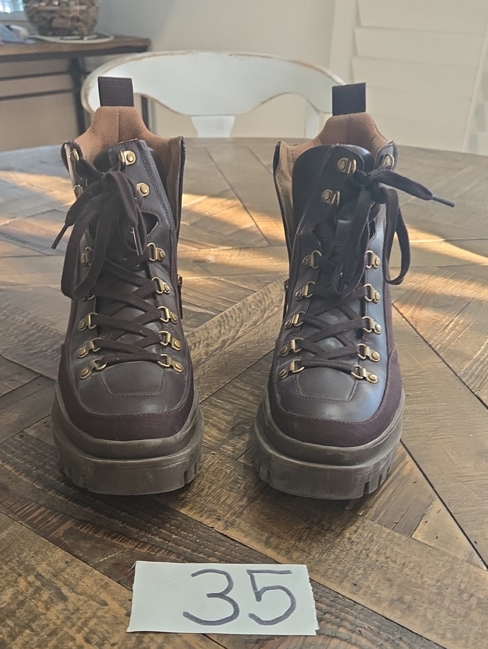 Vionic Jaxen Boot Combat Hiker Boot Women's Size 40-9